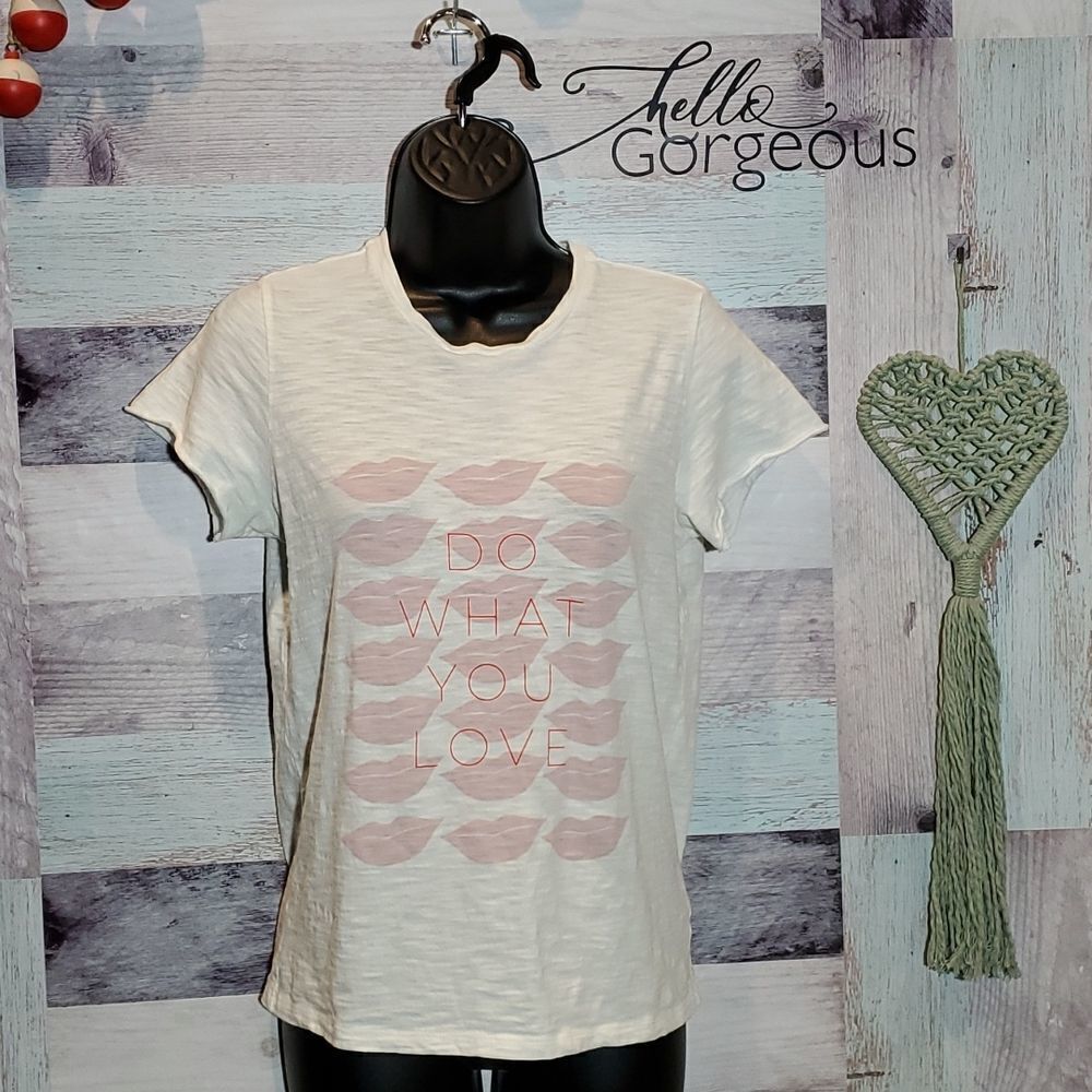 Do What You Love Stella & Dot Baby Tee Tshirt, Sz XSmall